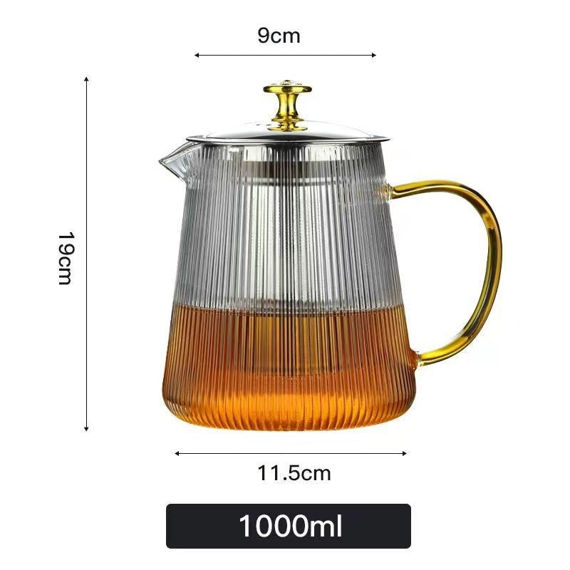 Clarity Brew Premium Heat-Resistant Teapot for Modern Living
