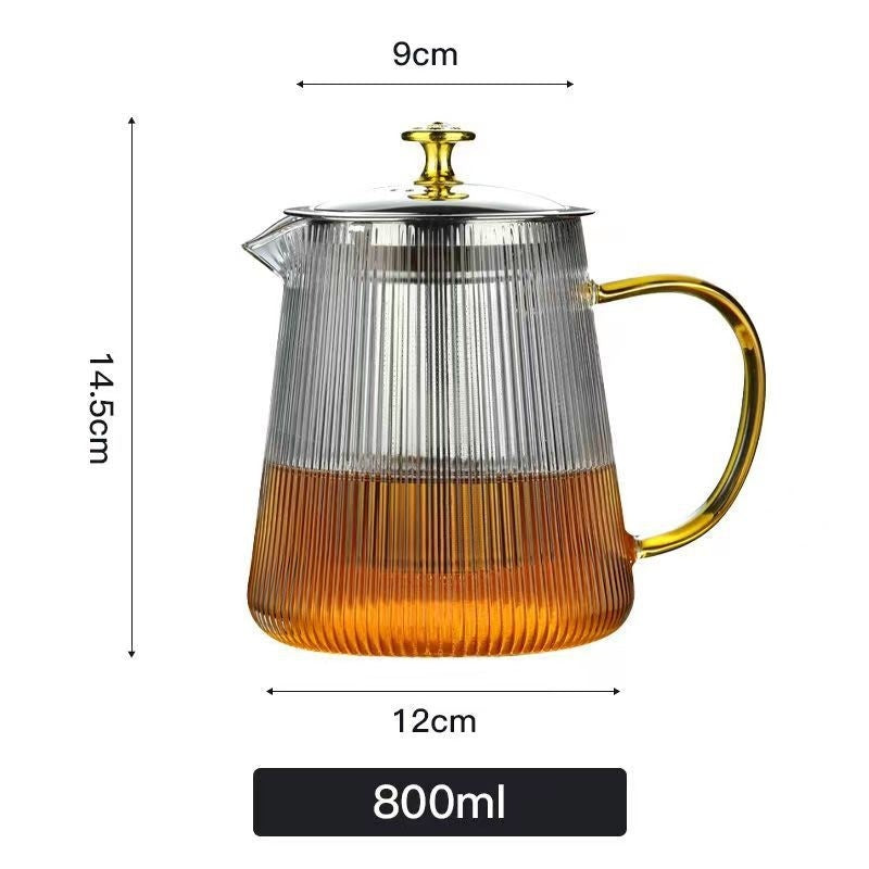 Clarity Brew Premium Heat-Resistant Teapot for Modern Living