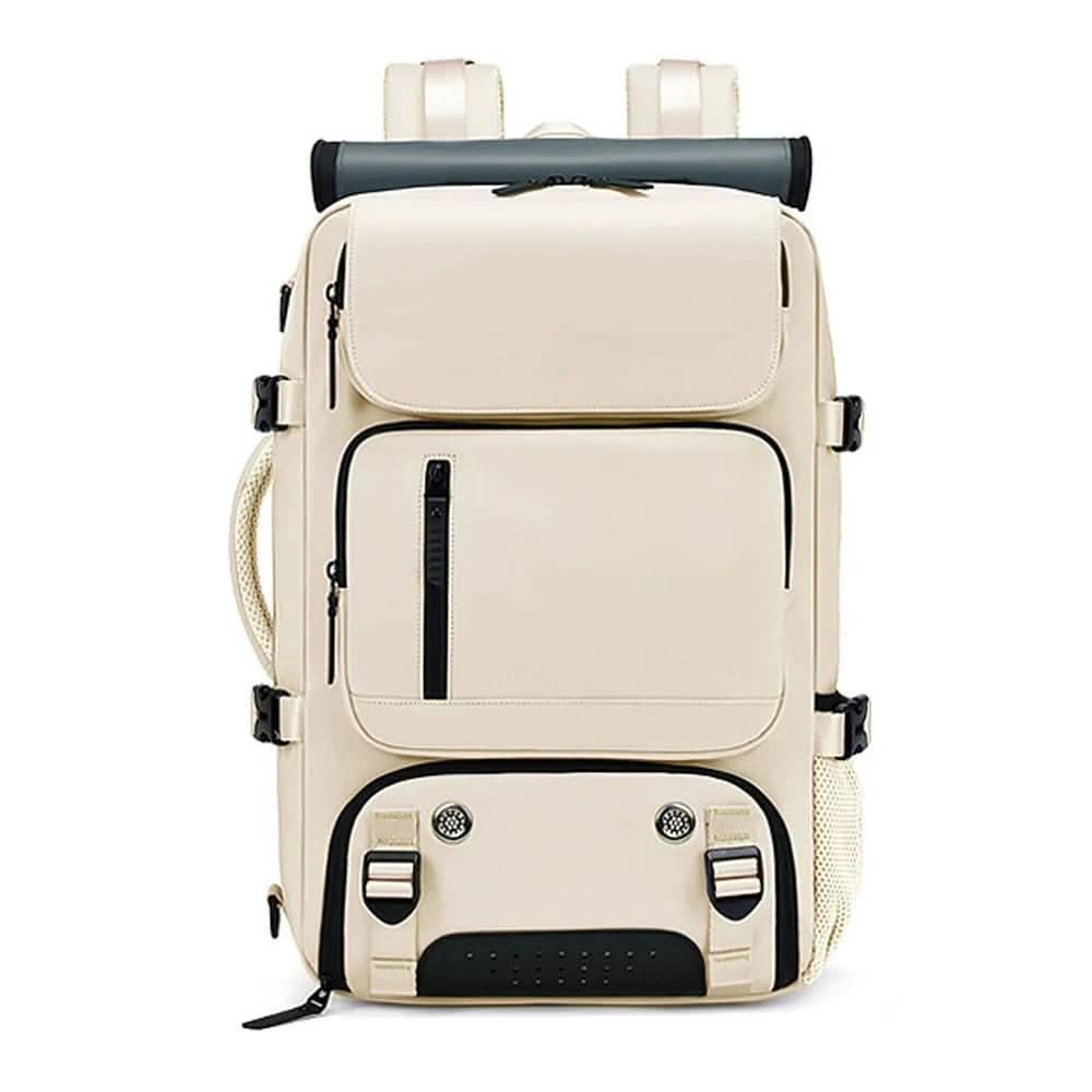 Large Waterproof Travel Backpack with USB Charging Port