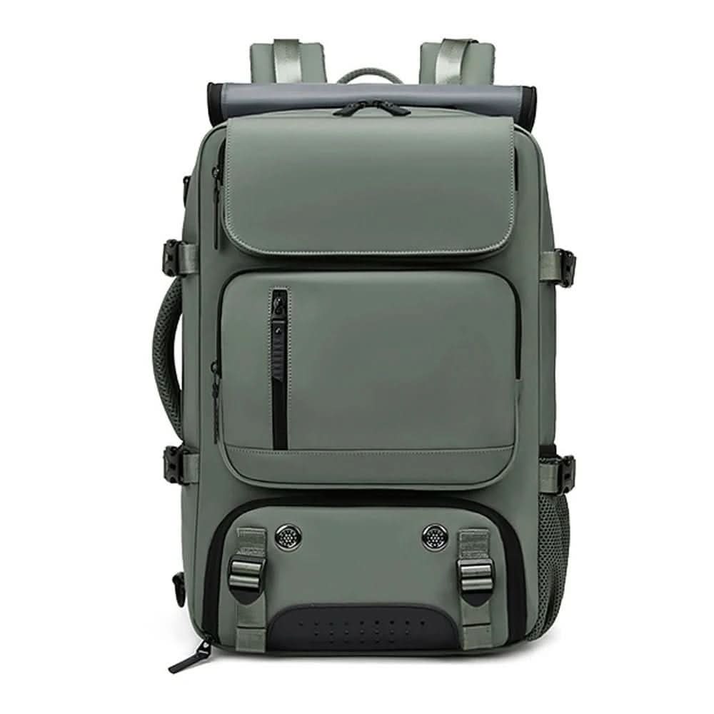 Large Waterproof Travel Backpack with USB Charging Port