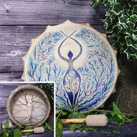 Sacred Harmony Handcrafted Drum – Your Spiritual Sound Companion