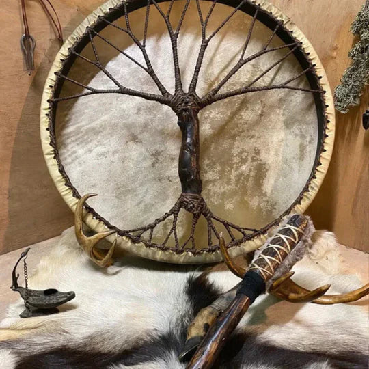 Sacred Harmony Handcrafted Drum – Your Spiritual Sound Companion