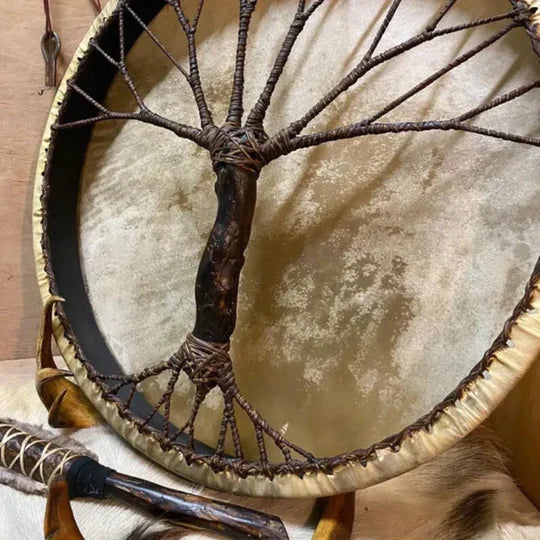 Sacred Harmony Handcrafted Drum – Your Spiritual Sound Companion