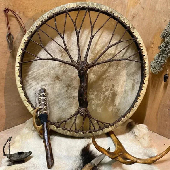 Sacred Harmony Handcrafted Drum – Your Spiritual Sound Companion