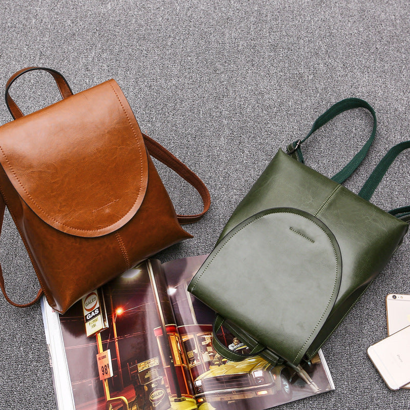 Sophisticated Leather Backpack for Women – Everyday Travel Companion