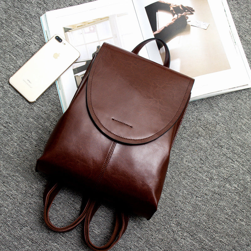 Sophisticated Leather Backpack for Women – Everyday Travel Companion