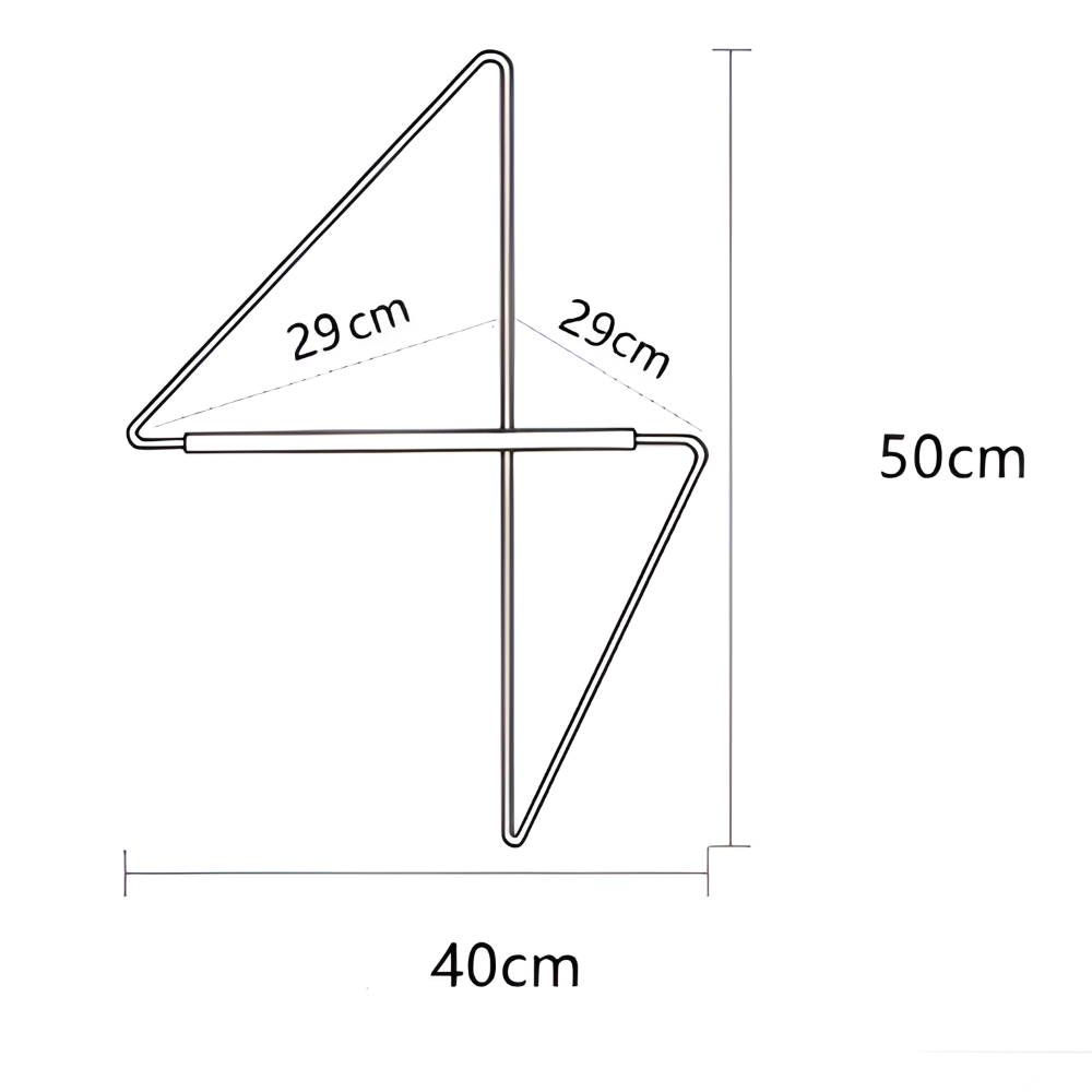 Chic Geometric Coat Rack with Versatile Storage Solutions