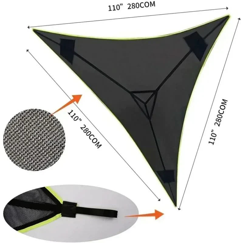Triangle Hammock Bed for Multiple People – Portable Outdoor Design