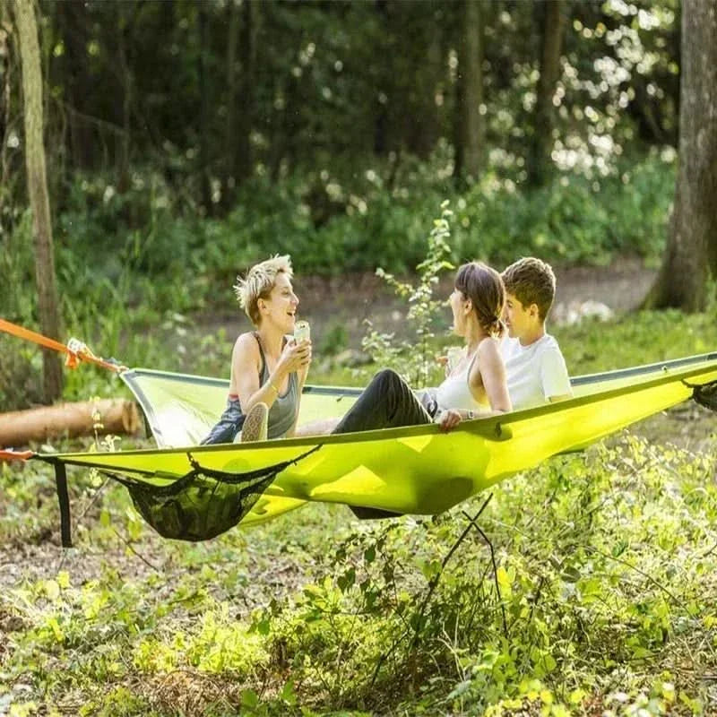 Triangle Hammock Bed for Multiple People – Portable Outdoor Design