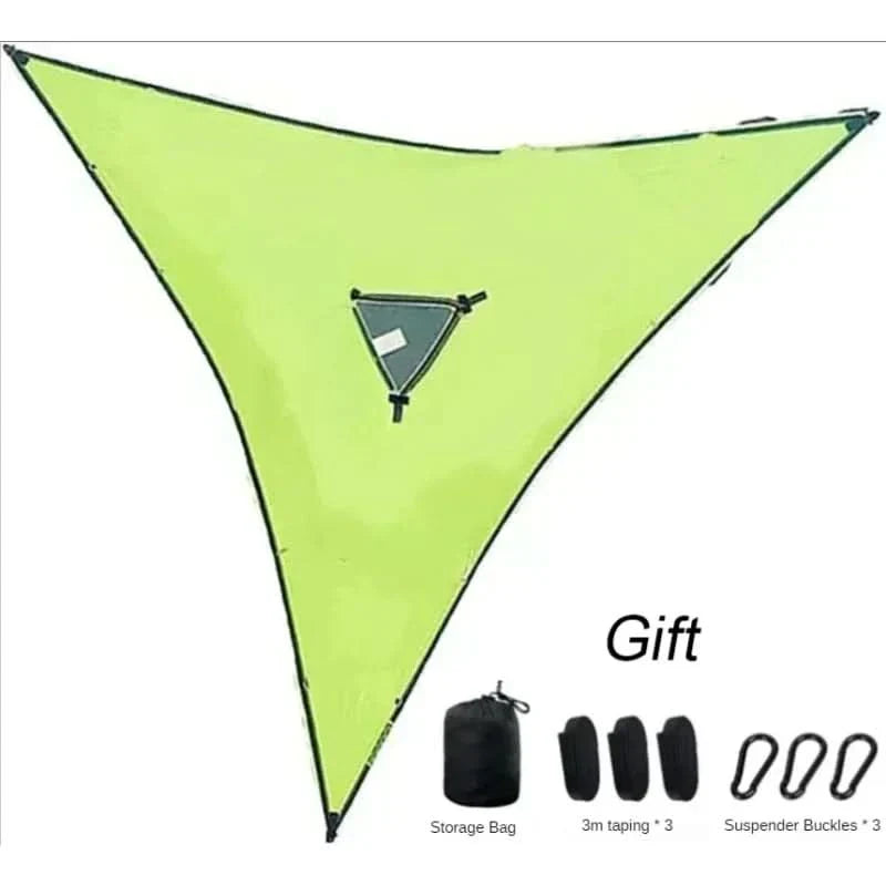 Triangle Hammock Bed for Multiple People – Portable Outdoor Design