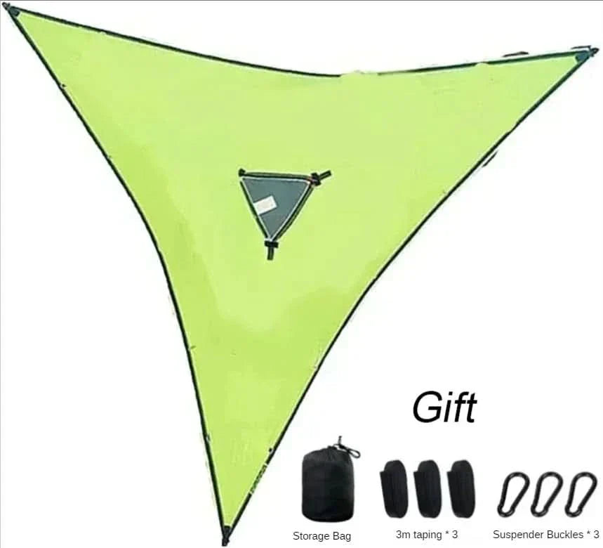 Triangle Hammock Bed for Multiple People – Portable Outdoor Design
