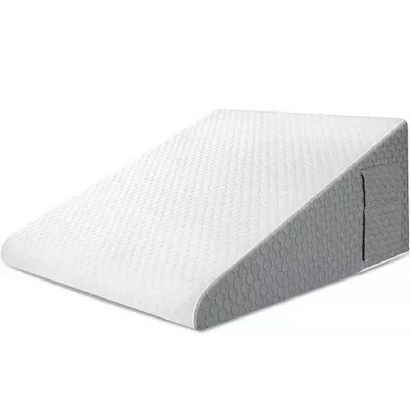 Elevated Comfort Pillow with Removable Cover and Non-Slip Base