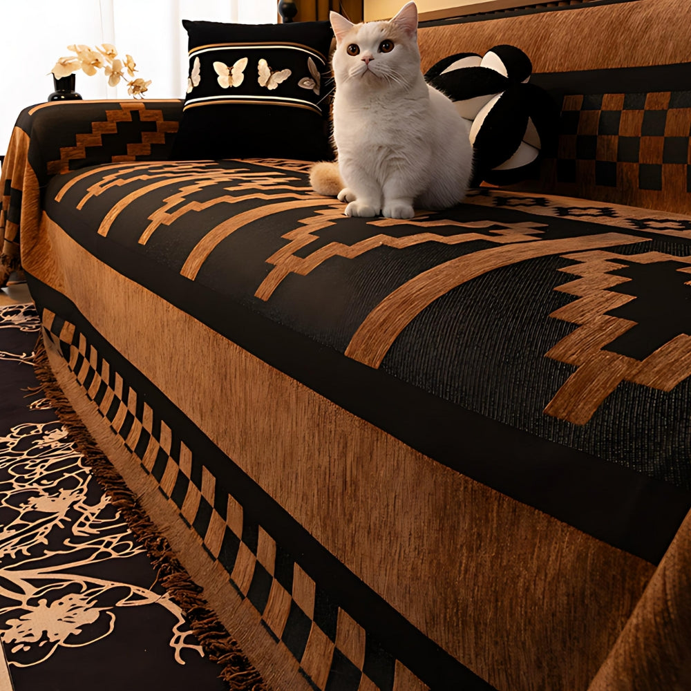 ChicGuard – Stylish Chenille Sofa Protector for Home Décor
