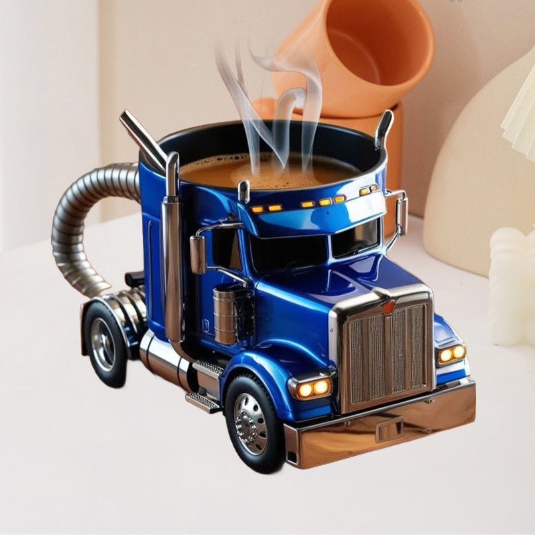 Charming Truck-Inspired Ceramic Mug for Coffee Lovers