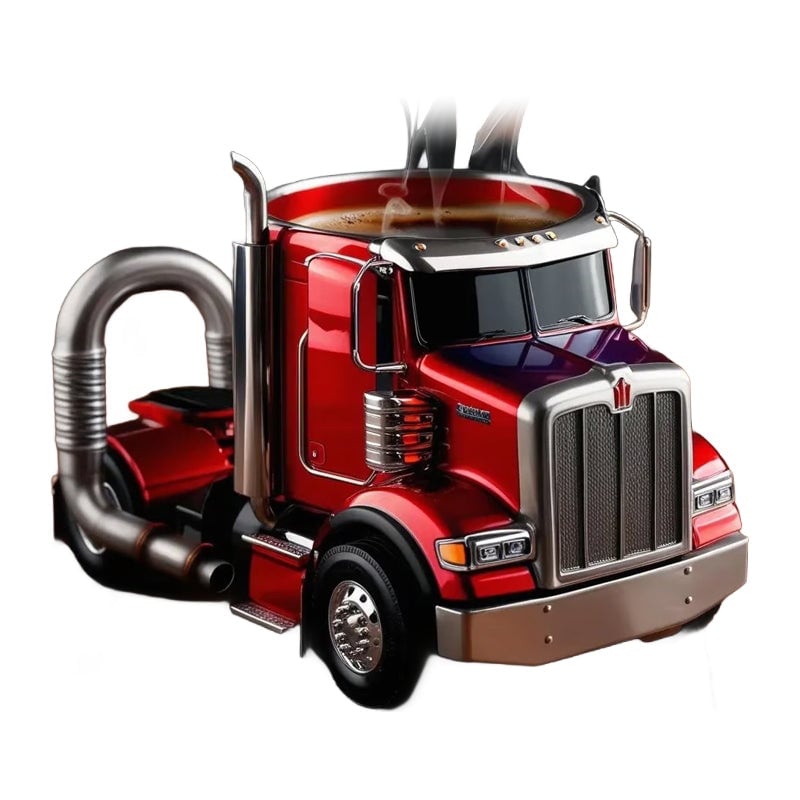 Charming Truck-Inspired Ceramic Mug for Coffee Lovers