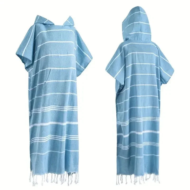 Quick-Dry Beach Poncho for Changing – Soft Wrap Design