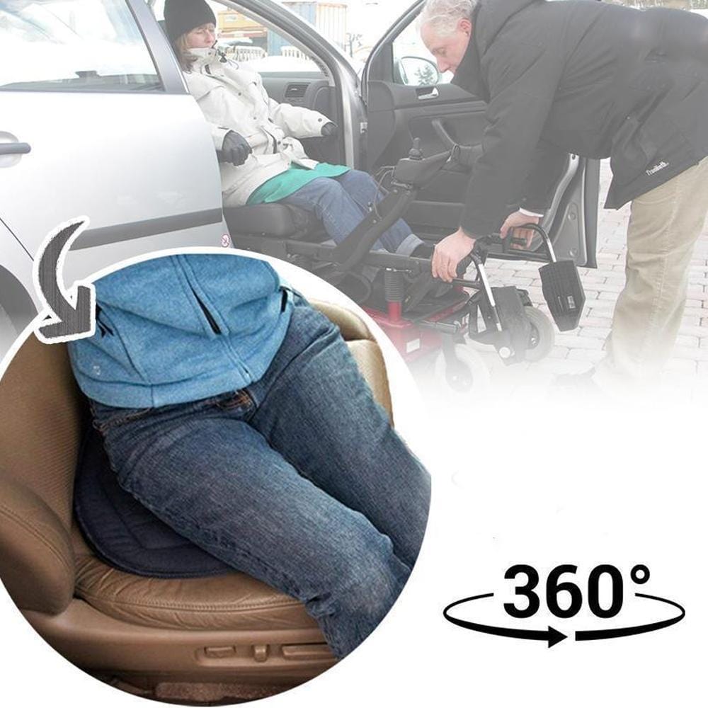 ComfortGlide 360° Swivel Seat Cushion for Effortless Movement