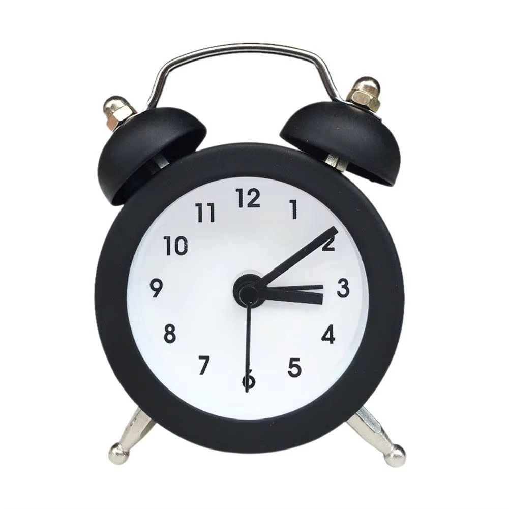 Classic Twin Bell Alarm Clock with Silent Sweep Technology