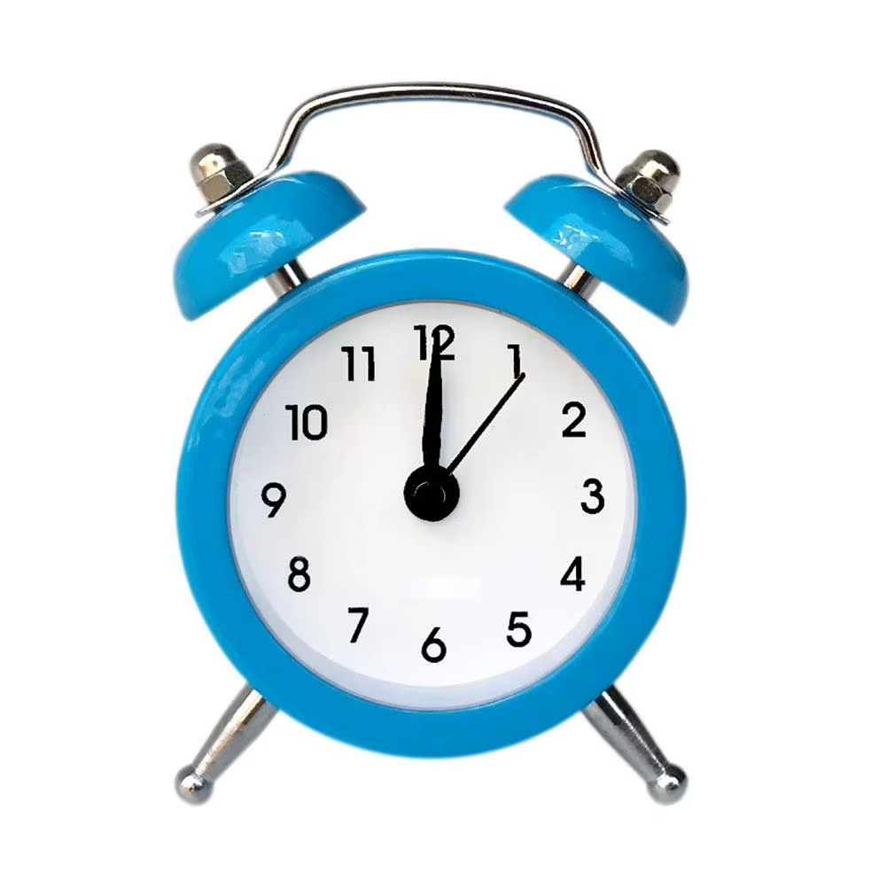 Classic Twin Bell Alarm Clock with Silent Sweep Technology