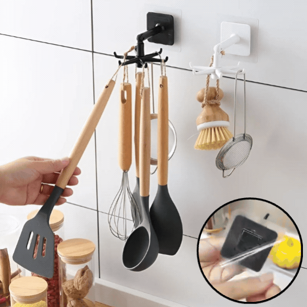 360° Rotating Hook Rack - Versatile Twist Hanger