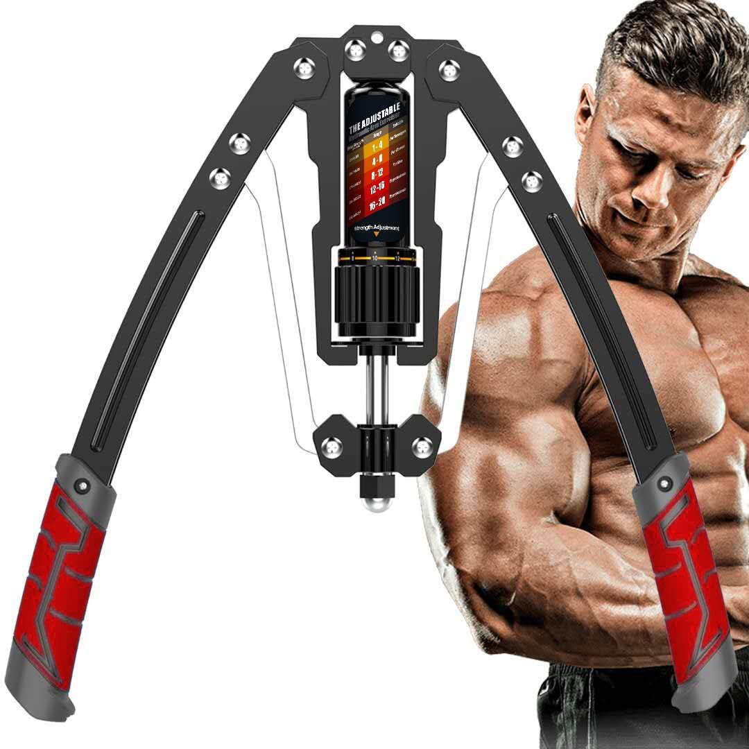 PowerFlex Adjustable Hydraulic Arm Strength Trainer 10-200KG