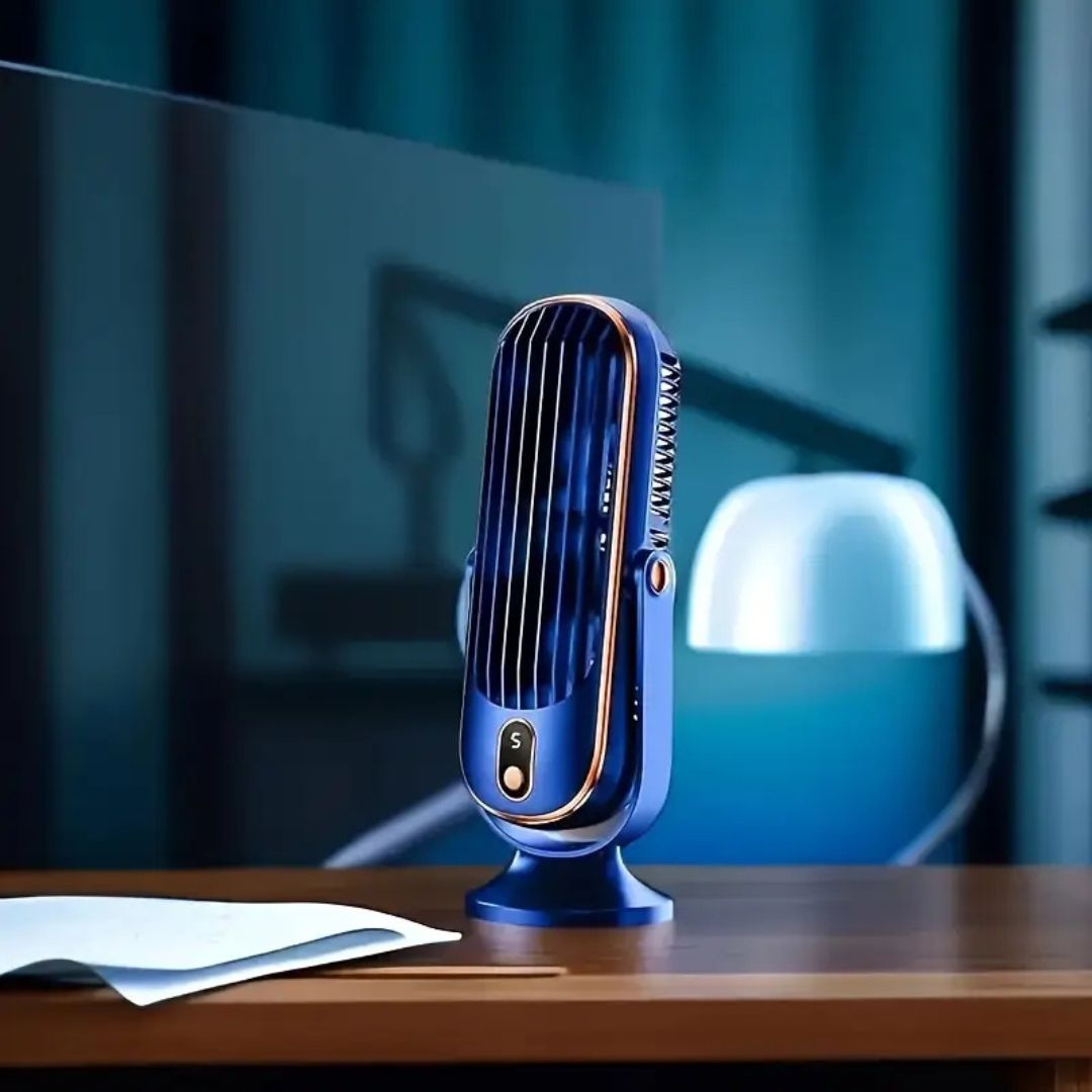 Portable Rechargeable USB Fan with 3 Speed Settings