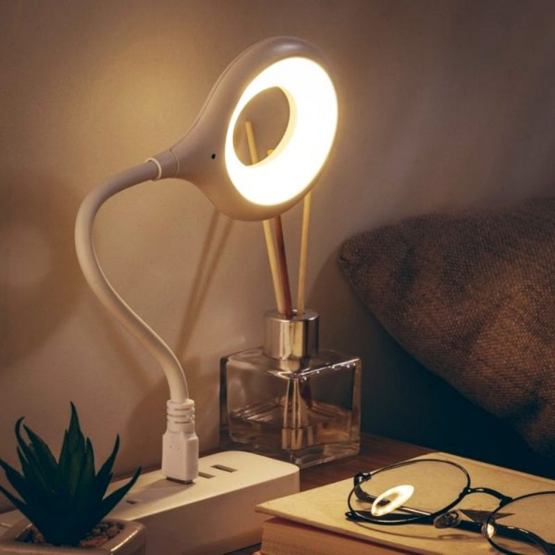 Versatile USB Ring Light with Adjustable Neck and Brightness