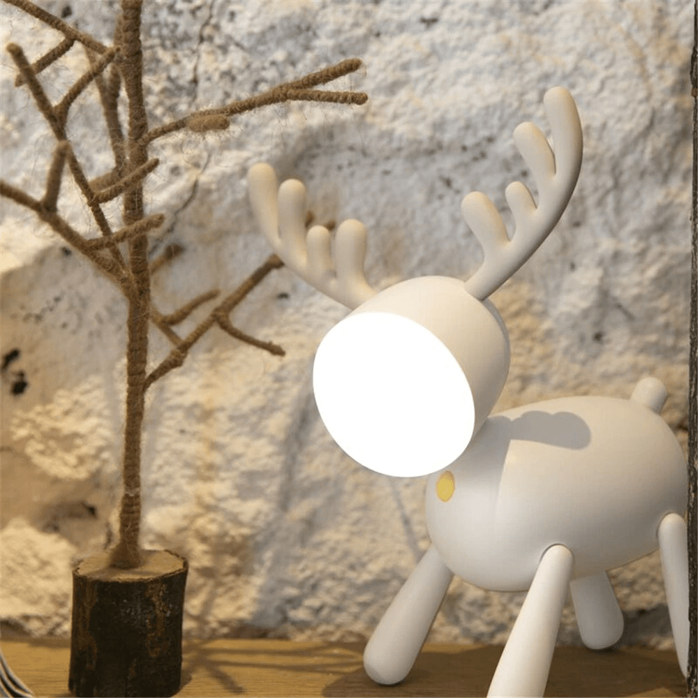 Fawn Glow Portable LED Lamp with USB Rechargeable Battery