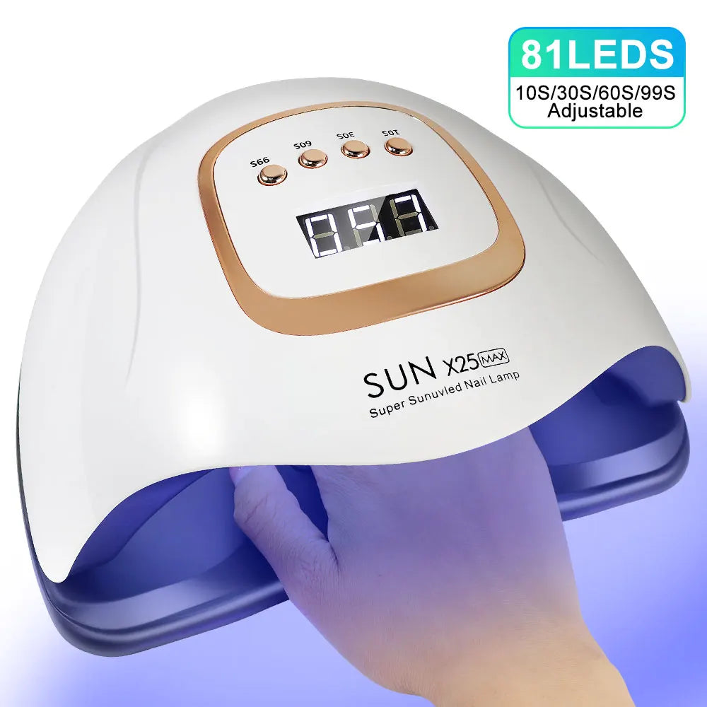 UV/LED Nail Lamp | Fast Even Curing | Timer Sensor