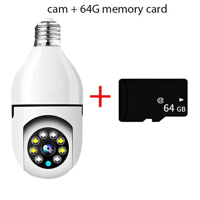 360-Degree Pan-Tilt Surveillance Camera with Night Vision and Motion Detection