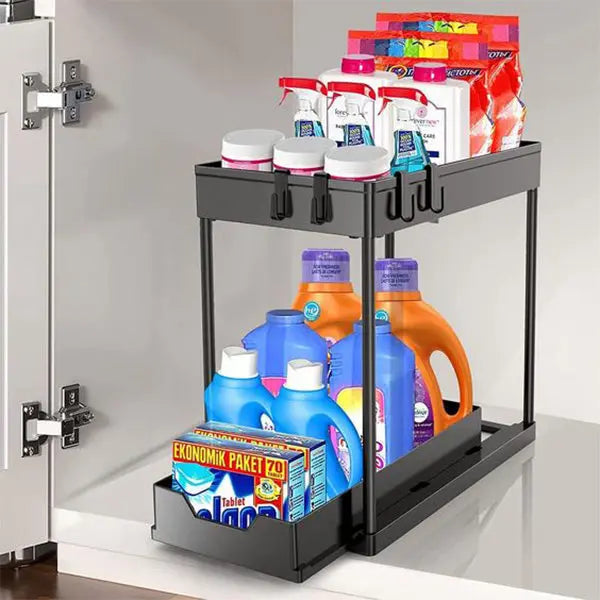 Two-Tier Expandable Storage Organizer