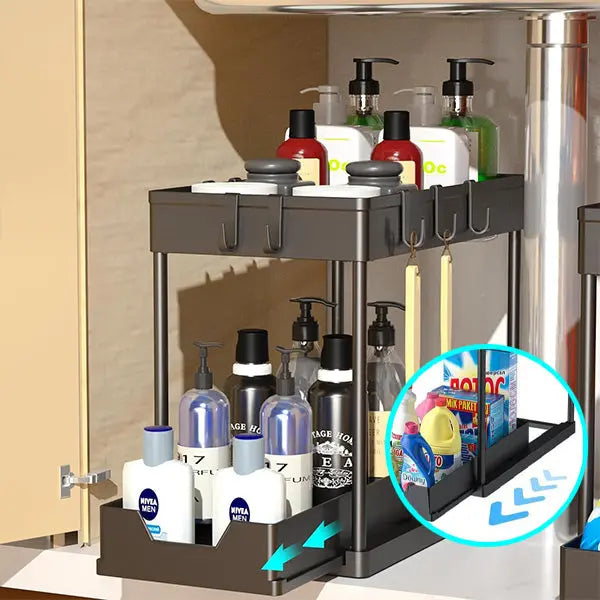 Two-Tier Expandable Storage Organizer
