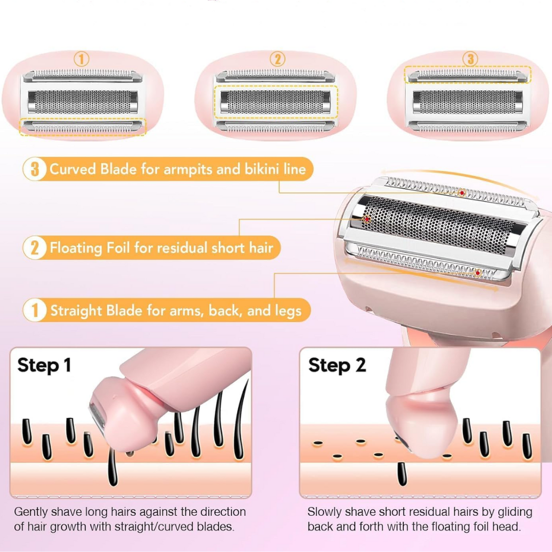 Precision Shaver Pro: Waterproof Electric Razor for Perfect Skin