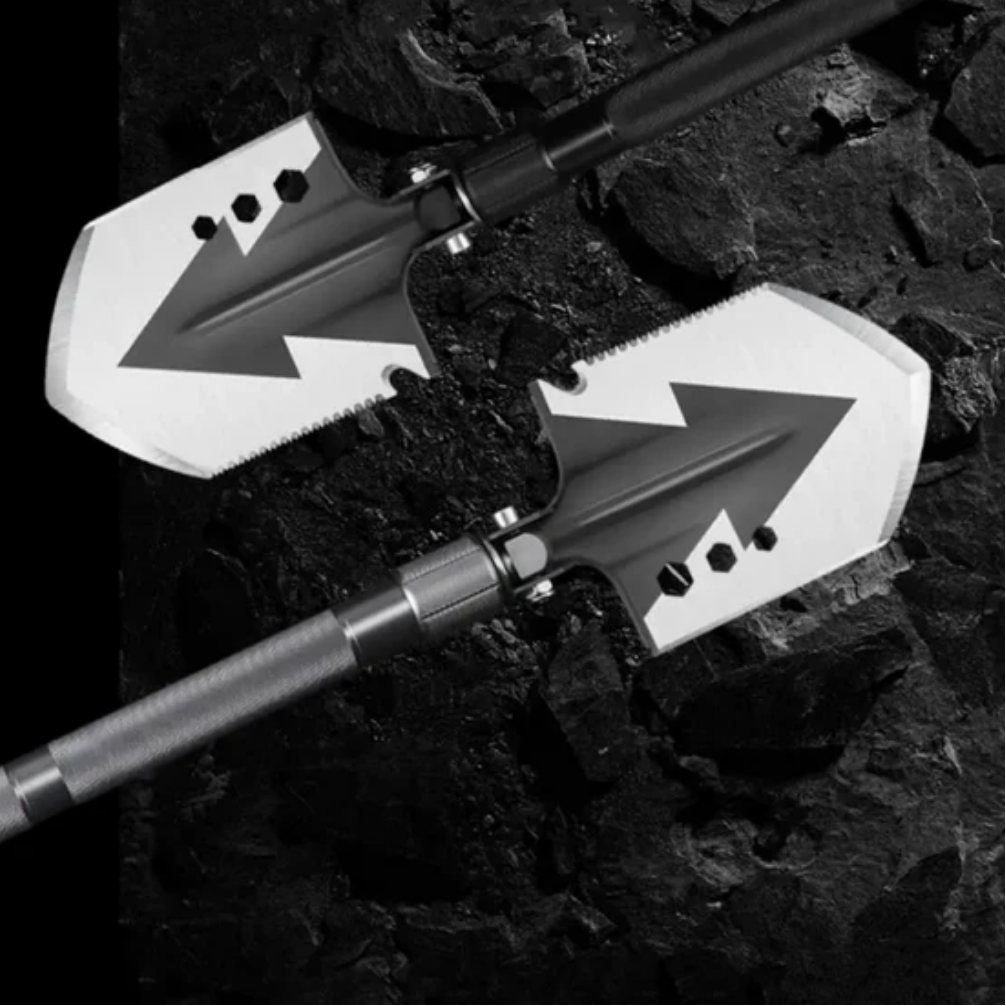 Versatile Folding Survival Shovel – 16 Essential Tools in One