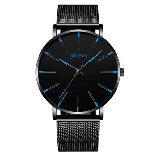 Sleek Men’s Essentials Watch with Elegant Stainless Steel Finish