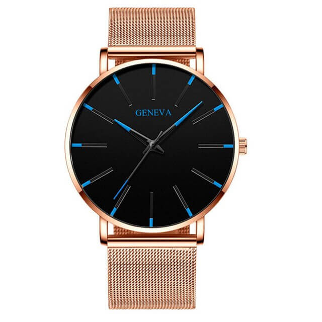 Sleek Men’s Essentials Watch with Elegant Stainless Steel Finish
