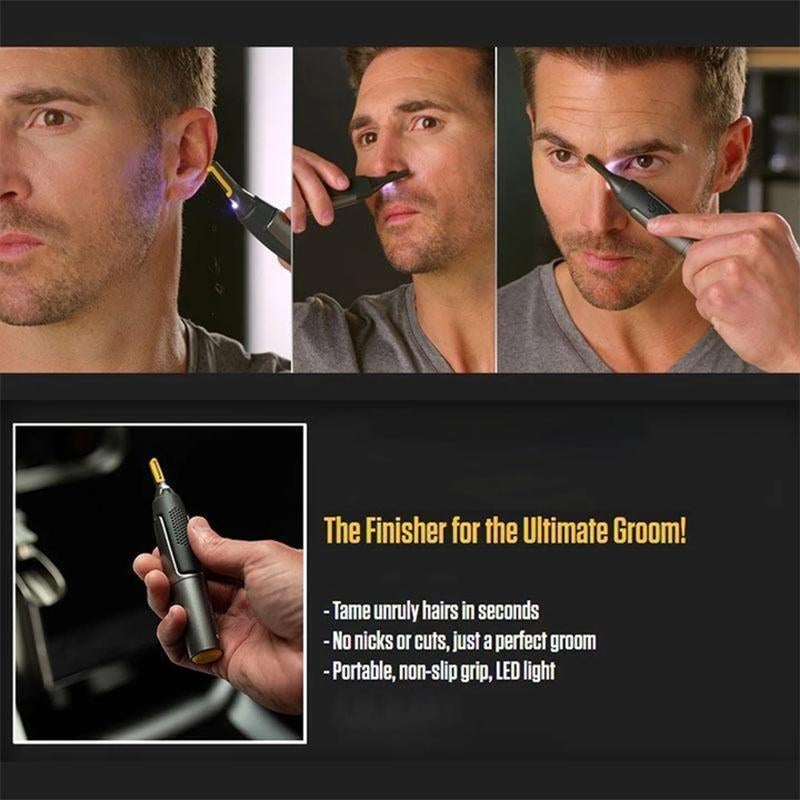 Sleek Precision Trimmer for Facial Grooming and Detailing