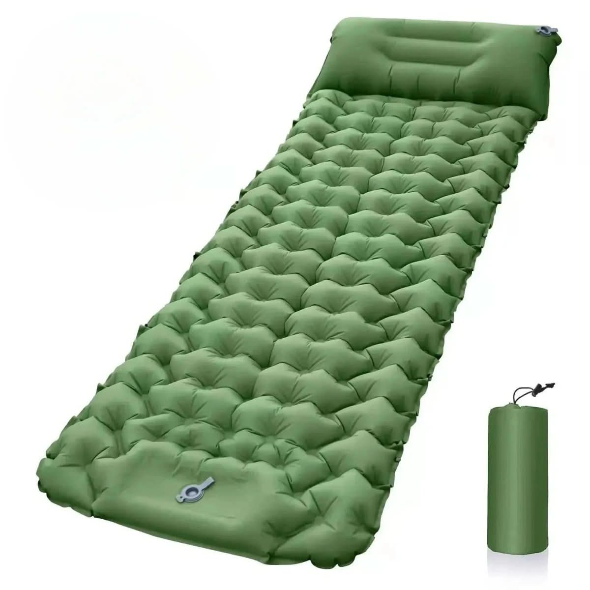 Compact Air Mattress with Foot Pump & Comfort Design