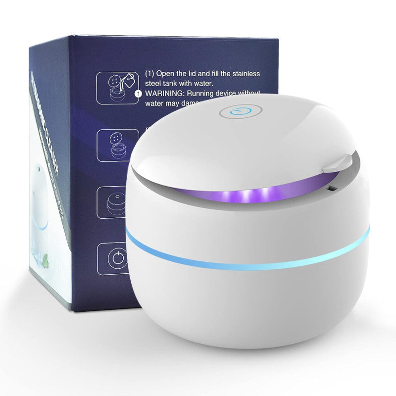 PureEssence Ultrasonic Cleaner with UV Light for Pristine Items