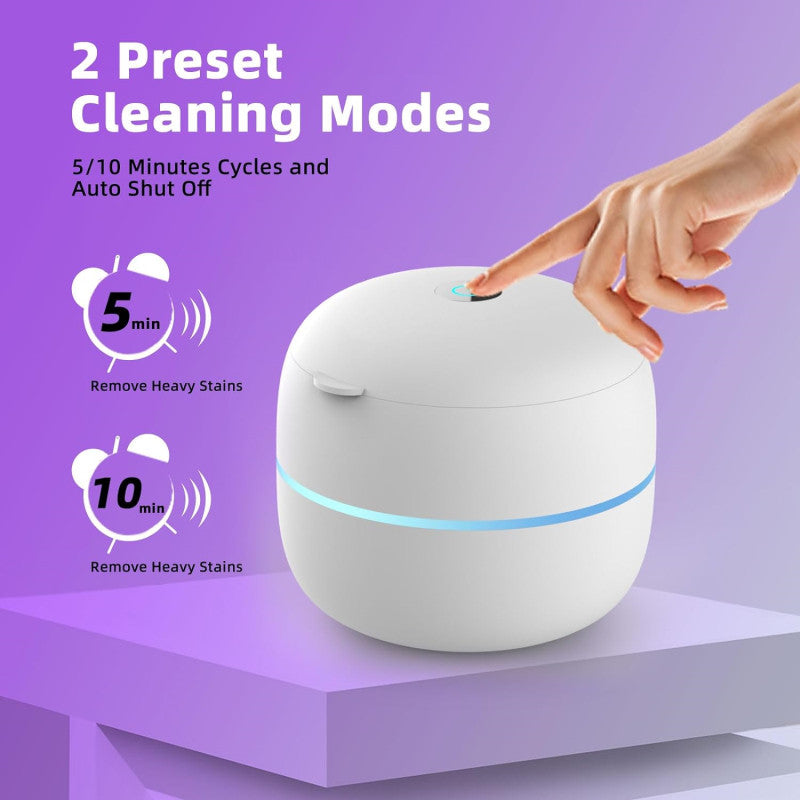 PureEssence Ultrasonic Cleaner with UV Light for Pristine Items