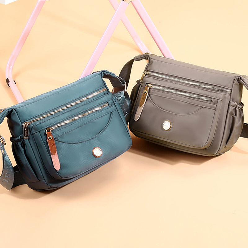 Water-Resistant Crossbody Bag – Organized Messenger Purse