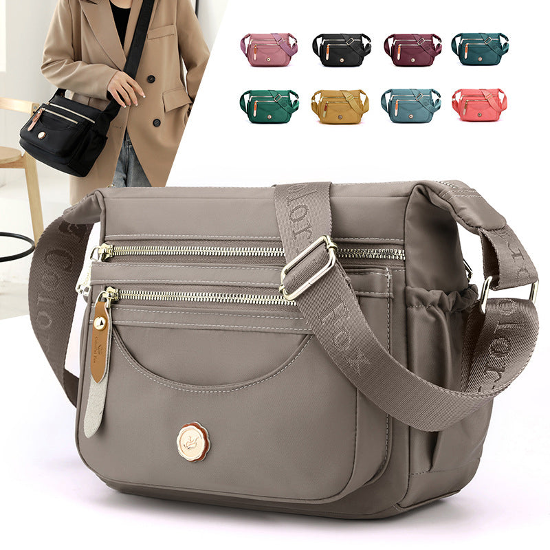 Water-Resistant Crossbody Bag – Organized Messenger Purse
