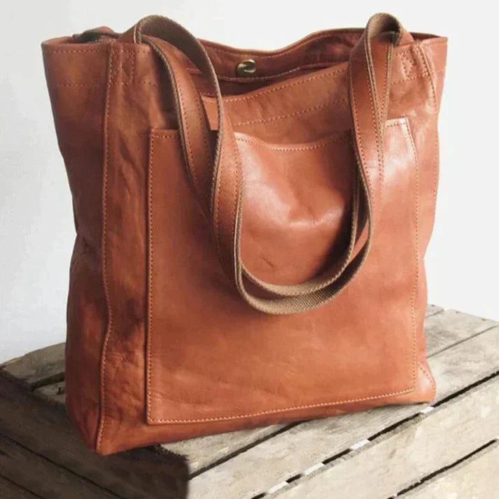 Soft PU Leather Crossbody Bag | Magnetic Closure | Zipper Pocket