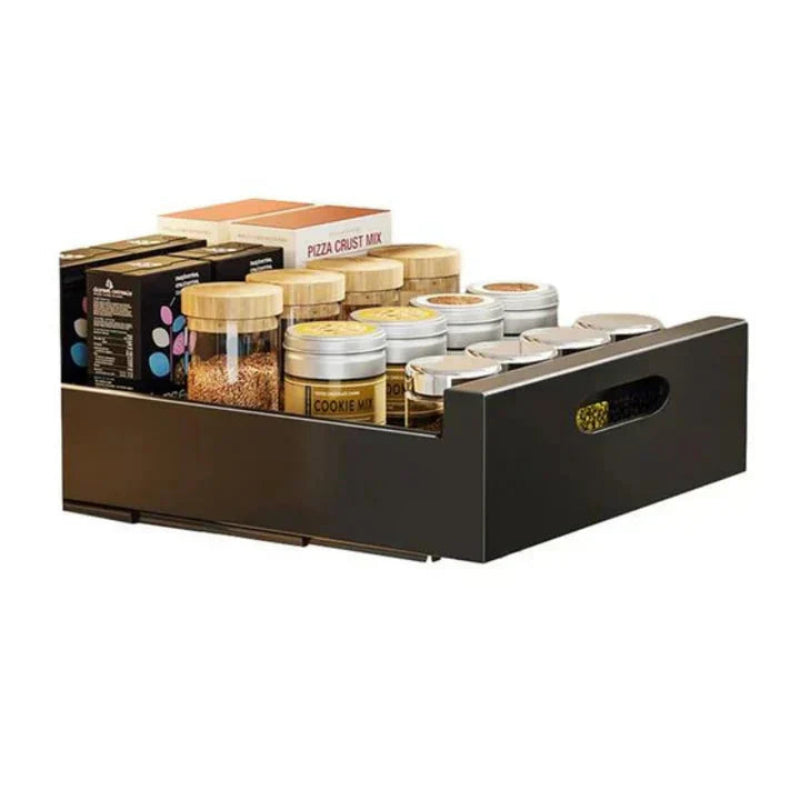 Smart Kitchen Storage System – Adjustable Under Sink Organizer