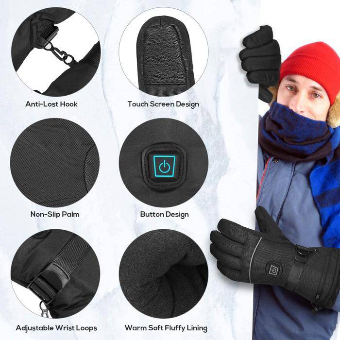 Ultimate Rechargeable Warmth Gloves with Touchscreen Compatibility