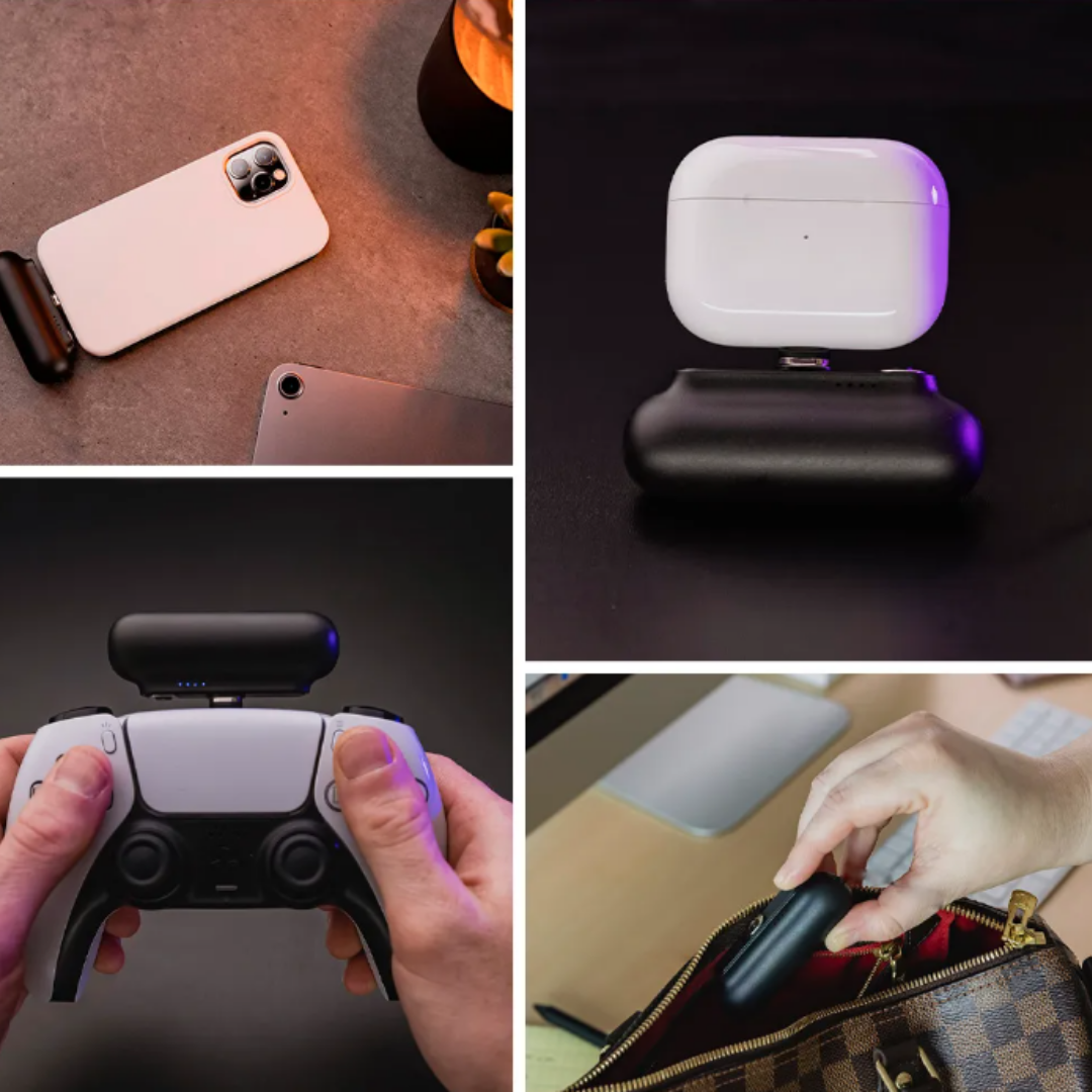 Compact Magnetic Power Bank for All Your Devices