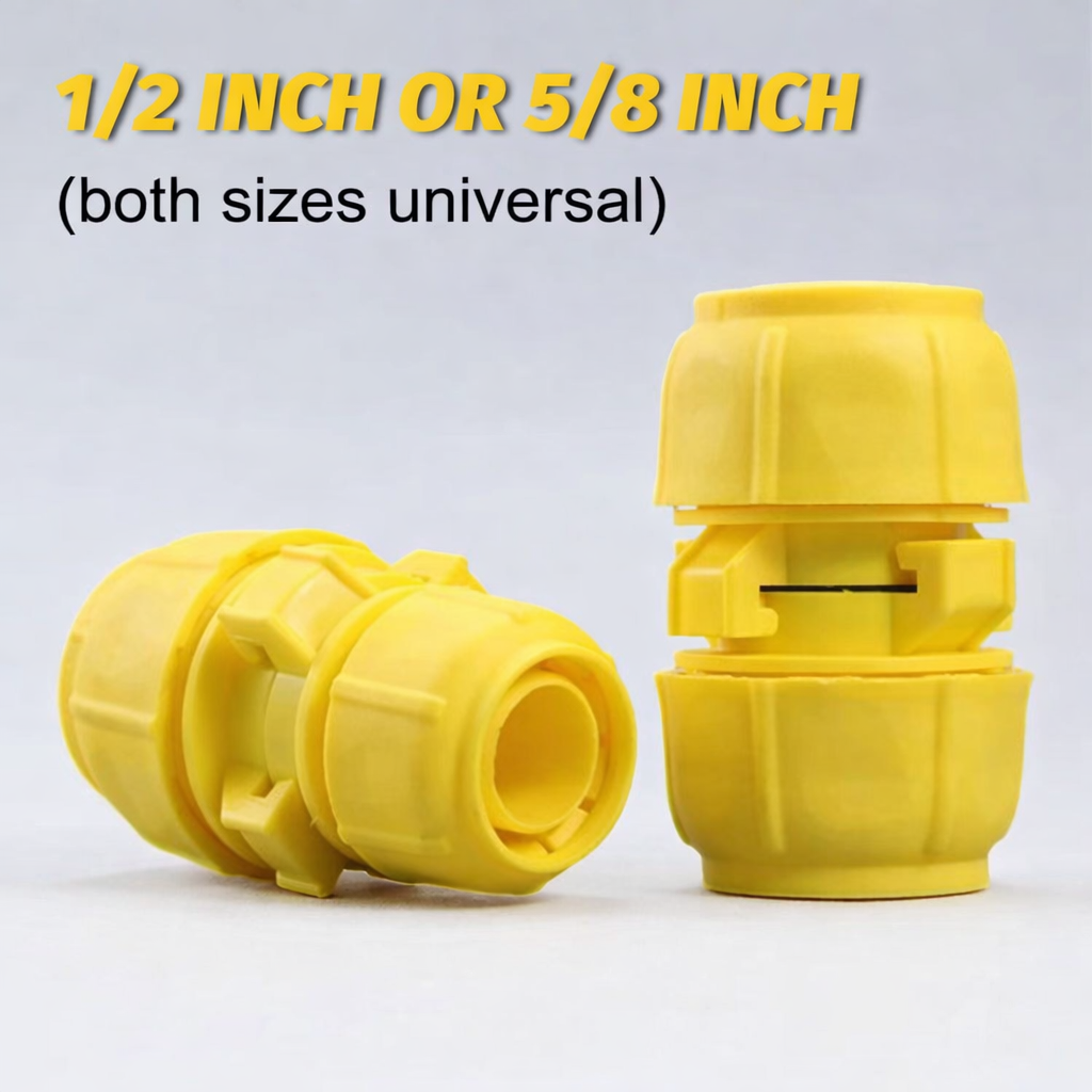 Universal Hose Connector | Leak-Proof Seal | Garden Irrigation Compatible