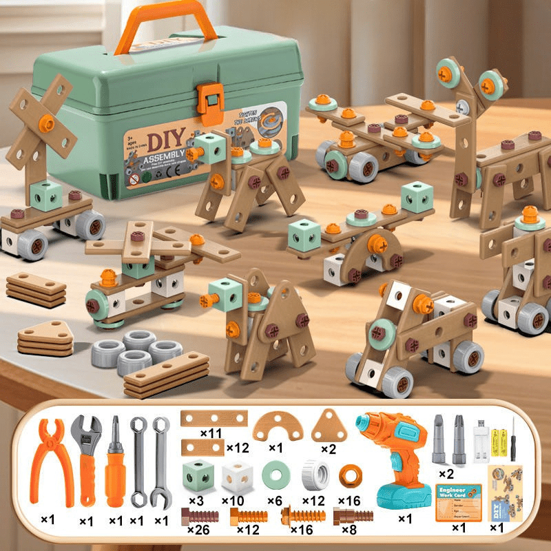 Imaginative Builder's Tool Kit for Ages 3 and Up