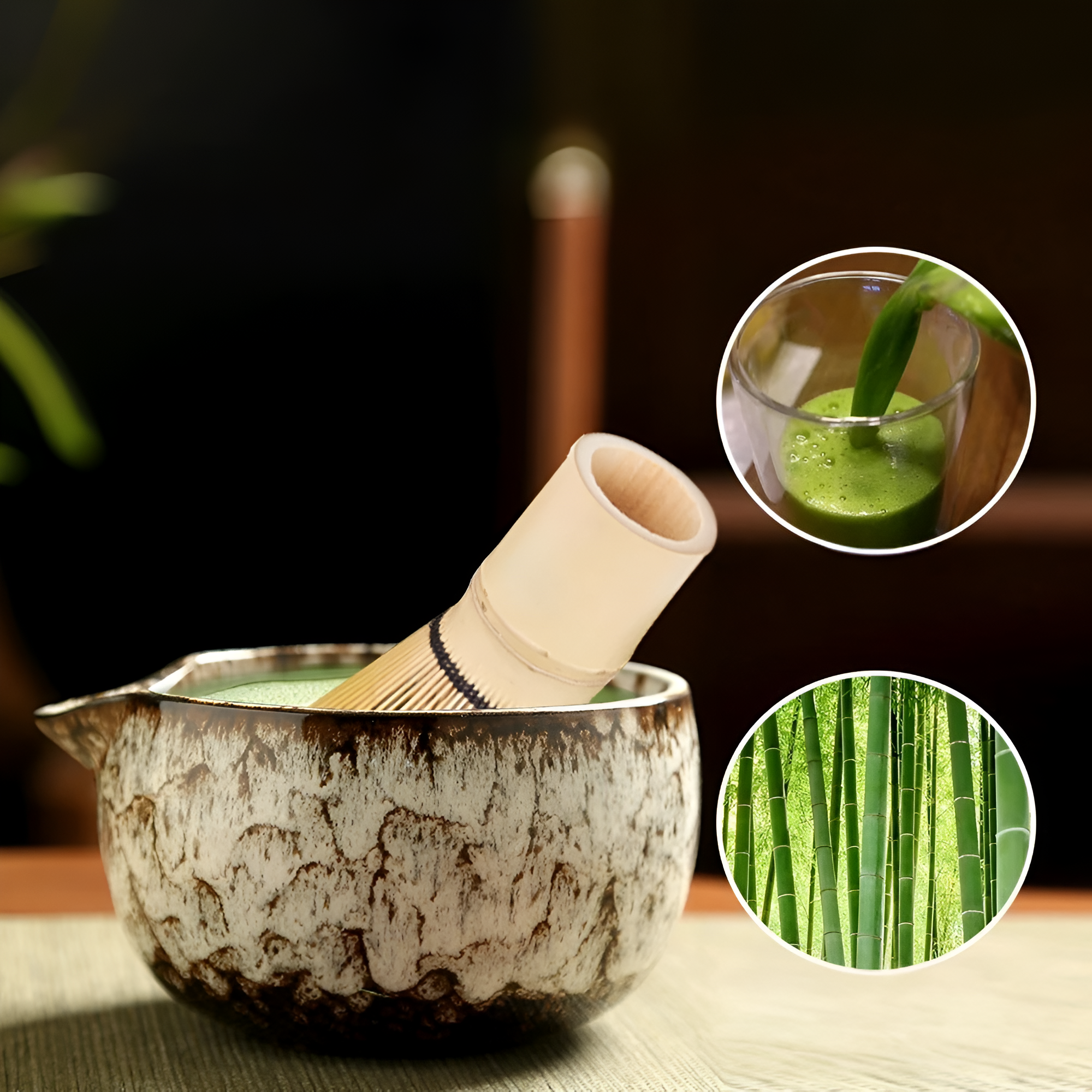 Authentic Japanese Matcha Preparation Set – 6-Piece Collection