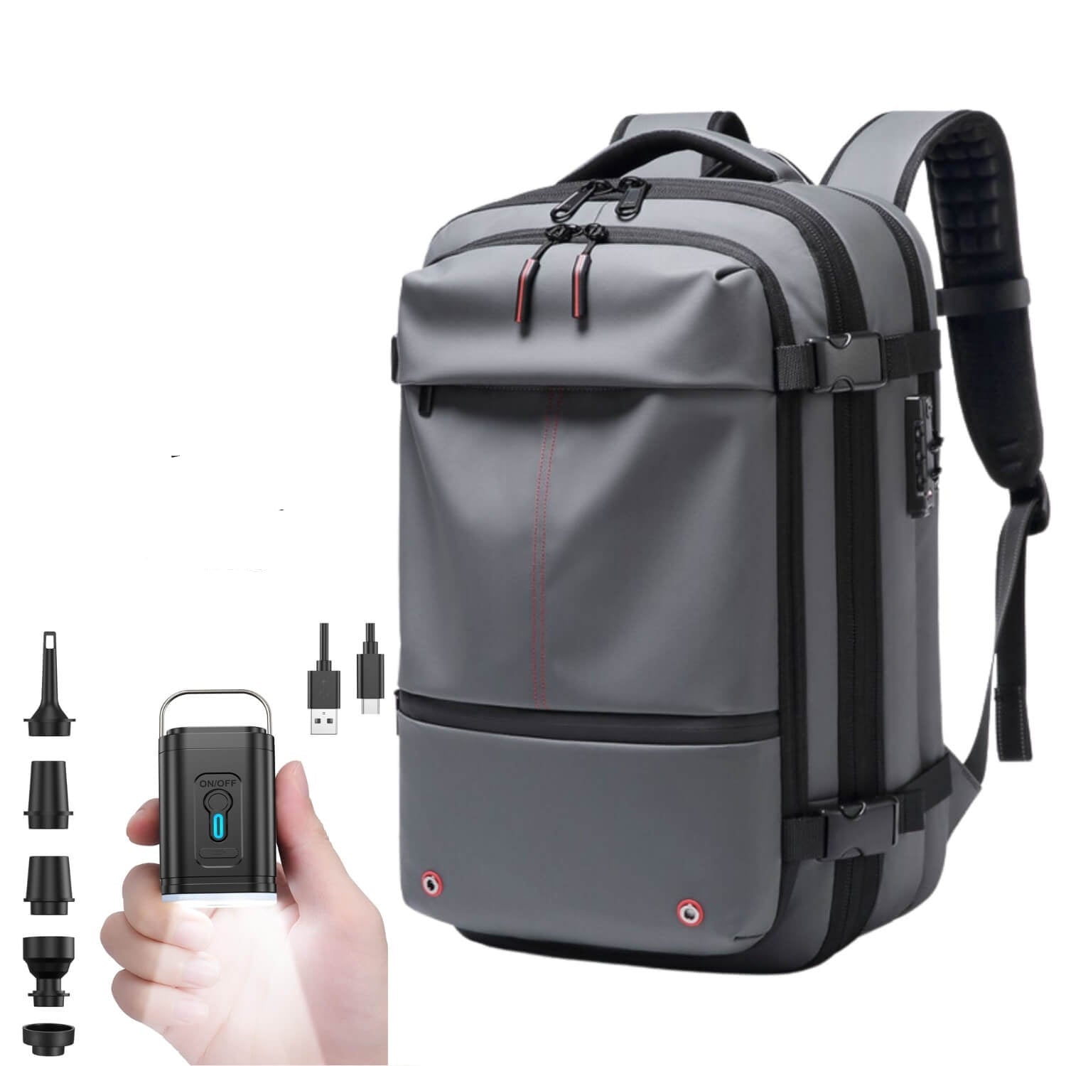 SpaceSaver Pro Travel Backpack with Integrated Compression System